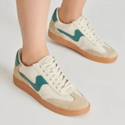 NOTICE SNEAKERS WHITE GREEN LEATHER^Dolce Vita Hot
