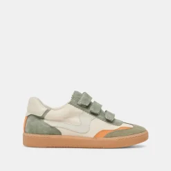 NOTICE VELCRO SNEAKERS OLIVE MULTI CANVAS^Dolce Vita Sale