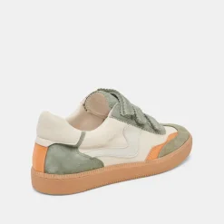 NOTICE VELCRO SNEAKERS OLIVE MULTI CANVAS^Dolce Vita Sale