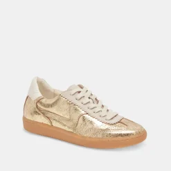 NOTICE WIDE SNEAKERS GOLD DISTRESSED LEATHER^Dolce Vita Hot