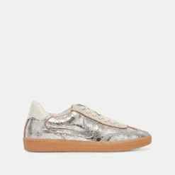 NOTICE WIDE SNEAKERS SILVER DISTRESSED LEATHER^Dolce Vita Best