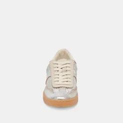 NOTICE WIDE SNEAKERS SILVER DISTRESSED LEATHER^Dolce Vita Best