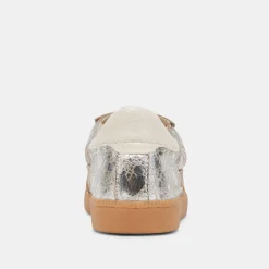 NOTICE WIDE SNEAKERS SILVER DISTRESSED LEATHER^Dolce Vita Best