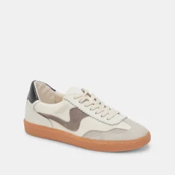 NOTICE WIDE SNEAKERS WHITE GREY LEATHER^Dolce Vita Outlet