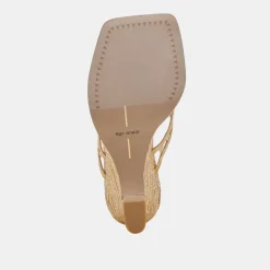 NULLAH WEDGES LT NATURAL RAFFIA^Dolce Vita Fashion