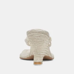 NULLAH WEDGES OATMEAL RAFFIA^Dolce Vita Online