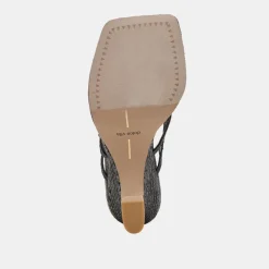 NULLAH WEDGES ONYX RAFFIA^Dolce Vita Outlet