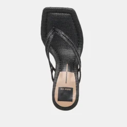 NULLAH WEDGES ONYX RAFFIA^Dolce Vita Outlet