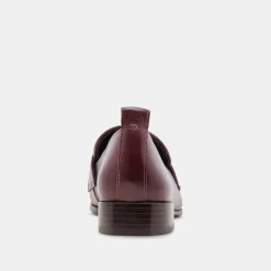 NYGEL LOAFERS CRANBERRY LEATHER^Dolce Vita Online