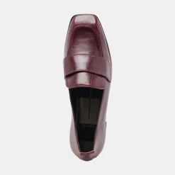 NYGEL LOAFERS CRANBERRY LEATHER^Dolce Vita Online