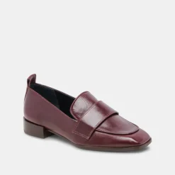 NYGEL LOAFERS CRANBERRY LEATHER^Dolce Vita Online