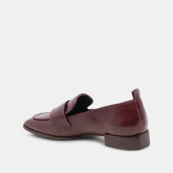 NYGEL LOAFERS CRANBERRY LEATHER^Dolce Vita Online