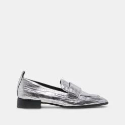 NYGEL LOAFERS GRAPHITE METALLIC LEATHER^Dolce Vita Online