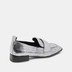 NYGEL LOAFERS GRAPHITE METALLIC LEATHER^Dolce Vita Online