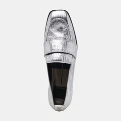 NYGEL LOAFERS GRAPHITE METALLIC LEATHER^Dolce Vita Online