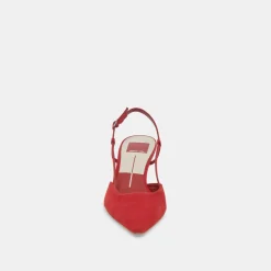 ODELA HEELS CRIMSON SUEDE^Dolce Vita Best