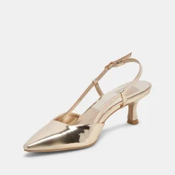 ODELA HEELS LIGHT GOLD STELLA^Dolce Vita Fashion
