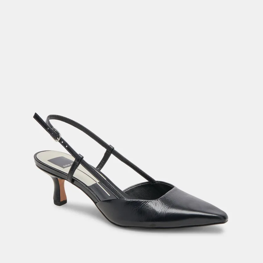ODELA HEELS MIDNIGHT CRINKLE PATENT^Dolce Vita Discount