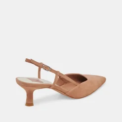 ODELA HEELS TOFFEE SUEDE^Dolce Vita Clearance