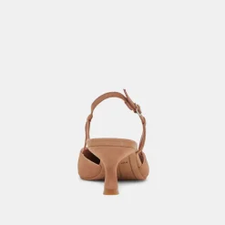ODELA HEELS TOFFEE SUEDE^Dolce Vita Clearance