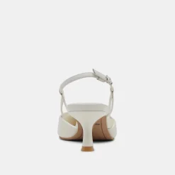 ODELA HEELS WHITE LEATHER^Dolce Vita Best