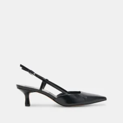 ODELA WIDE HEELS MIDNIGHT CRINKLE PATENT^Dolce Vita Fashion