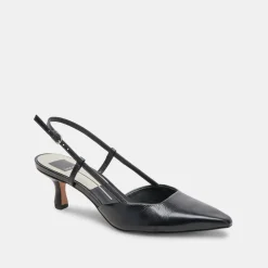 ODELA WIDE HEELS MIDNIGHT CRINKLE PATENT^Dolce Vita Fashion
