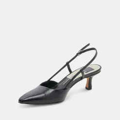 ODELA WIDE HEELS MIDNIGHT CRINKLE PATENT^Dolce Vita Fashion