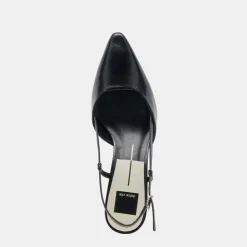 ODELA WIDE HEELS MIDNIGHT CRINKLE PATENT^Dolce Vita Fashion