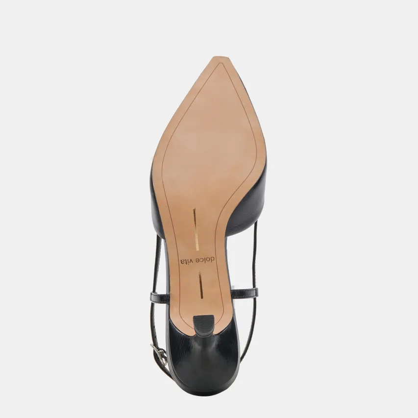 ODELA WIDE HEELS MIDNIGHT CRINKLE PATENT^Dolce Vita Fashion