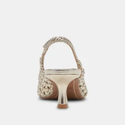OLYMPA HEELS LIGHT GOLD METALLIC STELLA^Dolce Vita Sale
