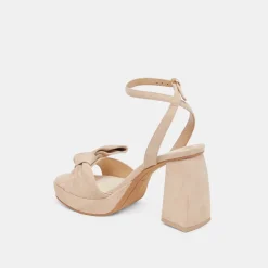 PACIE HEELS CAMEL SUEDE^Dolce Vita New