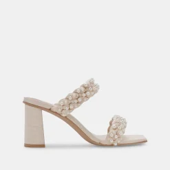 PAILY PEARL HEELS VANILLA PEARLS^Dolce Vita Clearance