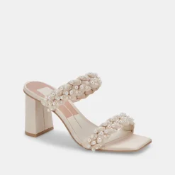 PAILY PEARL HEELS VANILLA PEARLS^Dolce Vita Clearance
