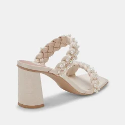 PAILY PEARL HEELS VANILLA PEARLS^Dolce Vita Clearance