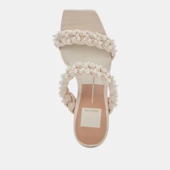PAILY PEARL HEELS VANILLA PEARLS^Dolce Vita Clearance