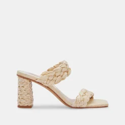 PAILY RAFFIA HEELS VANILLA RAFFIA^Dolce Vita Fashion