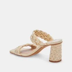 PAILY RAFFIA HEELS VANILLA RAFFIA^Dolce Vita Fashion