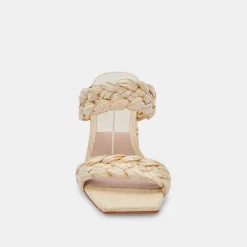PAILY RAFFIA HEELS VANILLA RAFFIA^Dolce Vita Fashion