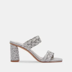 PAILY RAFFIA WIDES LIGHT GREY RAFFIA^Dolce Vita Discount