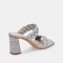 PAILY RAFFIA WIDES LIGHT GREY RAFFIA^Dolce Vita Discount