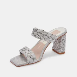 PAILY RAFFIA WIDES LIGHT GREY RAFFIA^Dolce Vita Discount