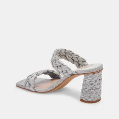 PAILY RAFFIA WIDES LIGHT GREY RAFFIA^Dolce Vita Discount