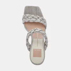 PAILY RAFFIA WIDES LIGHT GREY RAFFIA^Dolce Vita Discount