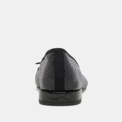 PALANI BALLET FLATS MIDNIGHT SNAKE EMBOSSED^Dolce Vita Discount