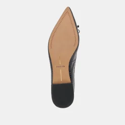 PALANI BALLET FLATS MIDNIGHT SNAKE EMBOSSED^Dolce Vita Discount