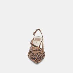 PAMLA MID HEELS LEOPARD SUEDE^Dolce Vita Fashion