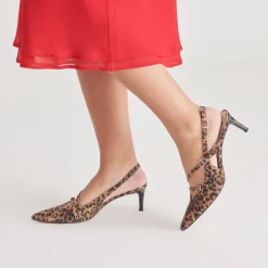PAMLA MID HEELS LEOPARD SUEDE^Dolce Vita Fashion