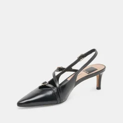 PAMLA MID HEELS MIDNIGHT CRINKLE PATENT^Dolce Vita Outlet