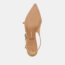 PAMLA MID HEELS TAN SUEDE^Dolce Vita Online